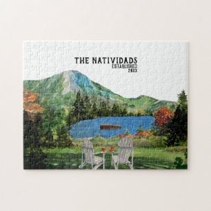 Life is Better at the Lake   Family Name Jigsaw Puzzle