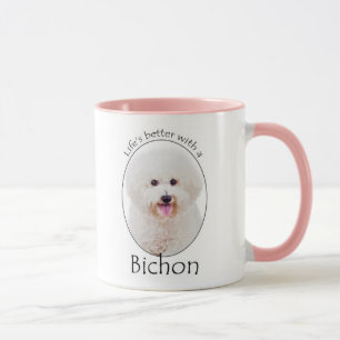 Life is Better Bichon Mug