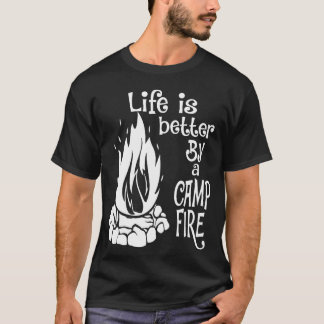 Life Is Better By A Camp Fire boy T-Shirt