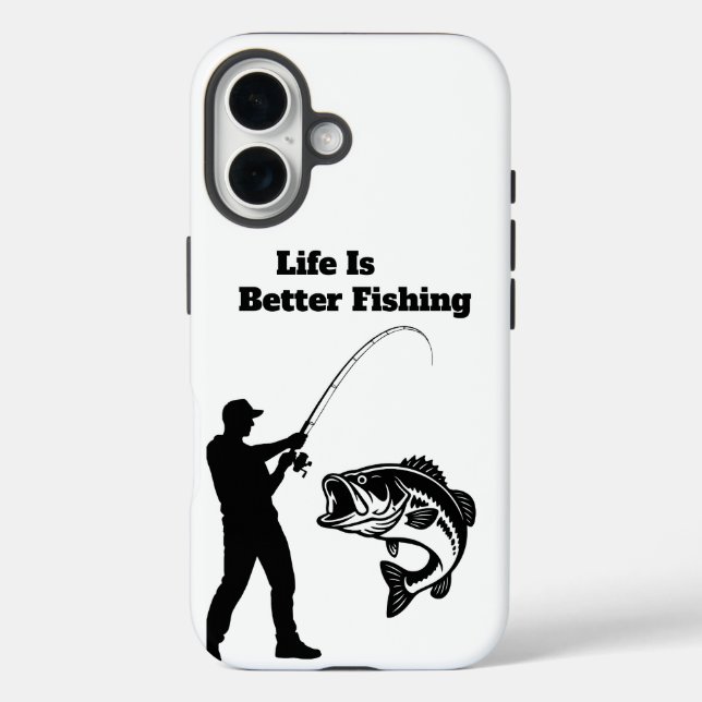 life is better fishing Case-Mate iPhone case (Back)