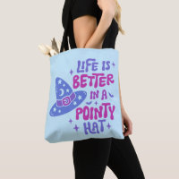 Life is Better in a Pointy Hat Blue Halloween