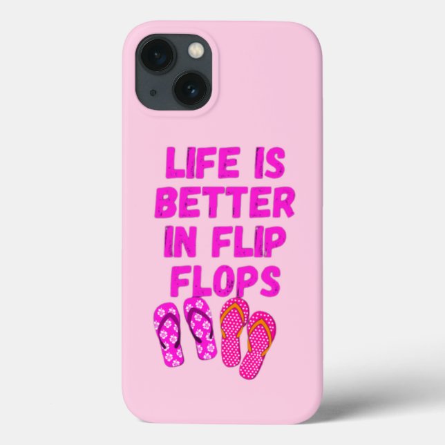 Life is better in flip flops Case-Mate iPhone case (Back)