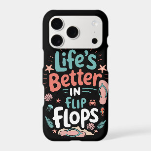 Life is Better in Flip-Flops – Fun Tropical Beach