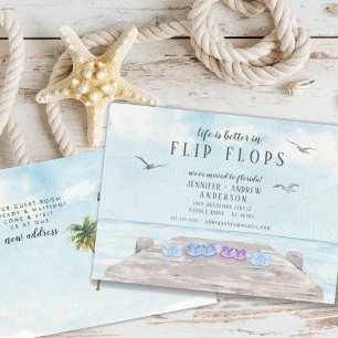 Life Is Better In Flip Flops Moving Announcement