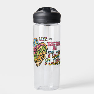 Life is Better in Flip Flops- Summer Vibes Water Bottle