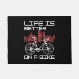 Life is Better on a Bike Doormat