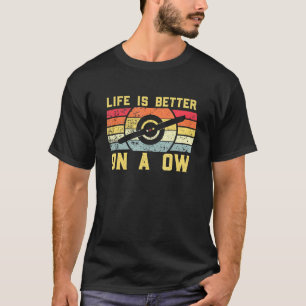 Life Is Better On One Wheel Electric Skateboard Fl T-Shirt