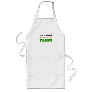 Life is better on the farm long apron