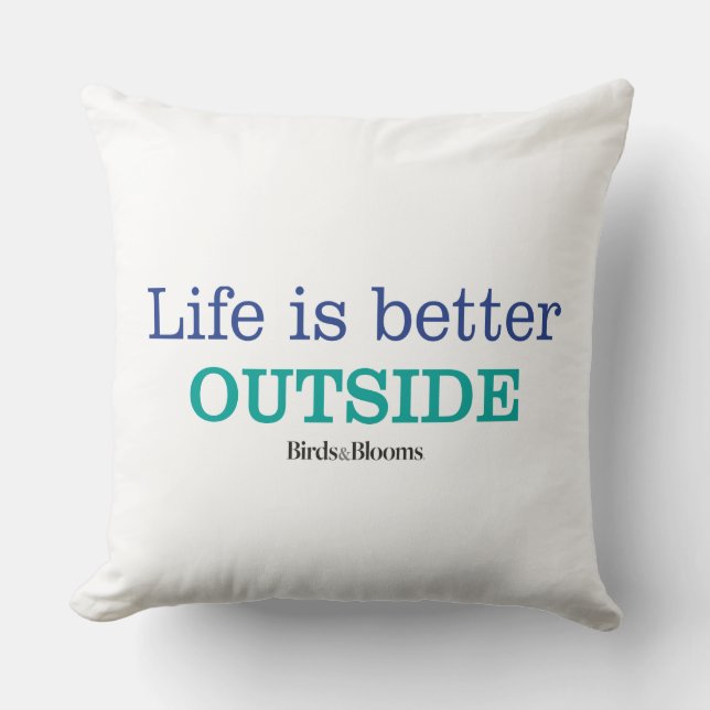 Life is Better Outside Cushion (Front)