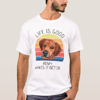 Life is Better Rhodesian Ridgeback Personalised