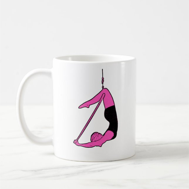 Life is better upside down - lyra coffee mug (Left)