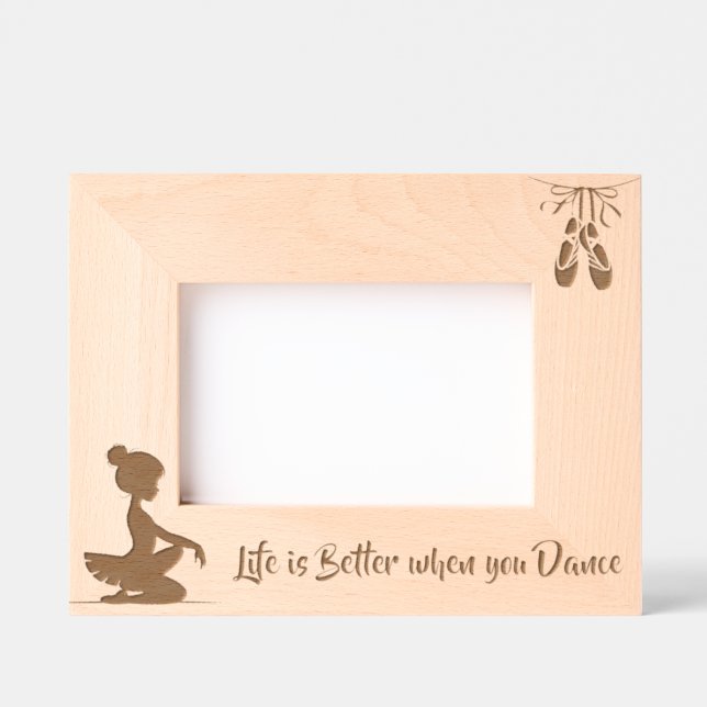 Life is Better when you Dance Etched Frames (Front)