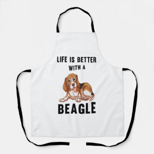 Life is better with a Beagle Apron