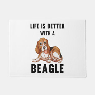 Life is better with a Beagle Doormat