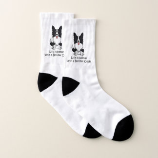 Life Is Better With A Border Collie Socks
