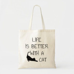 Life Is Better With A Cat - Cat Lovers   Tote Bag