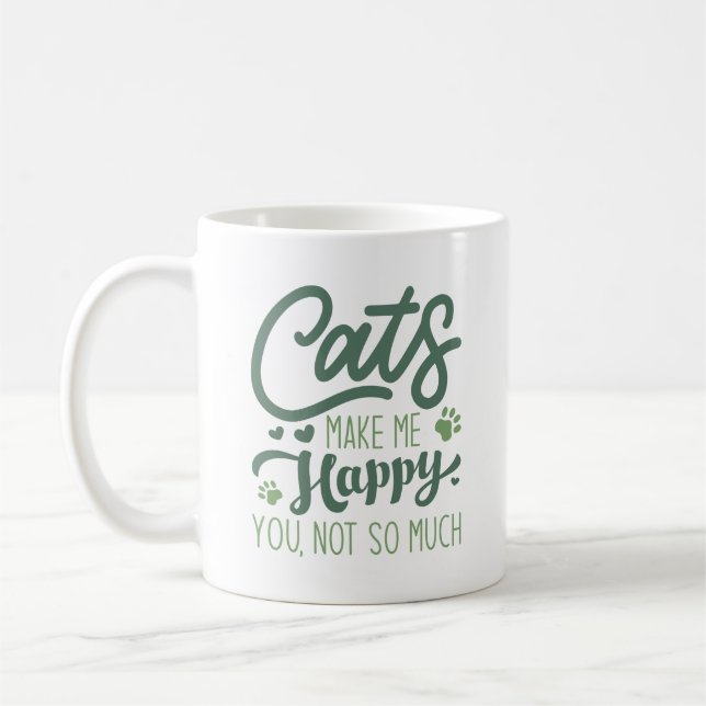 Life Is Better With A Cat Coffee Mug (Left)