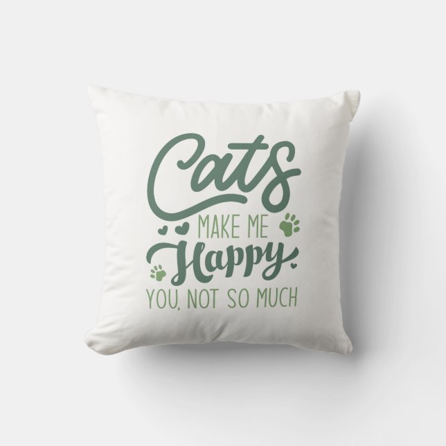Life Is Better With A Cat Cushion (Front)