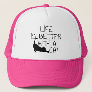 Life Is Better With A Cat Trucker Hat