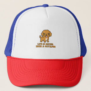 Life Is Better With A Cavapoo - Funny Dog Lover Trucker Hat