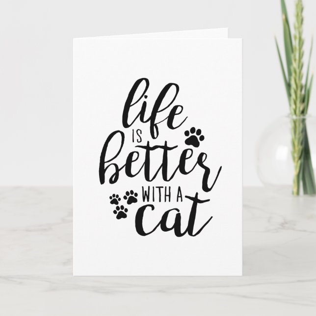 Life is Better With A Dog A Dog’s Purpose Quotes Card (Front)