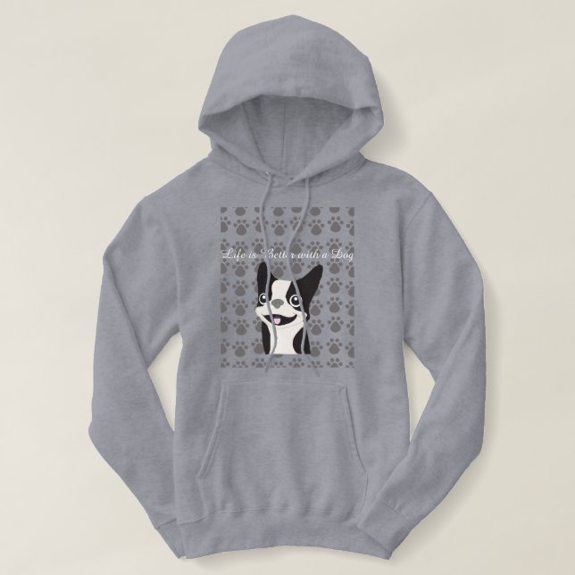 Life is Better with a Dog Hoodie (Design Front)