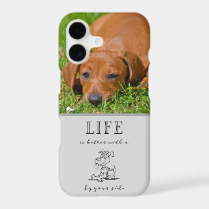 Life is Better with a Dog in your Lap custom photo
