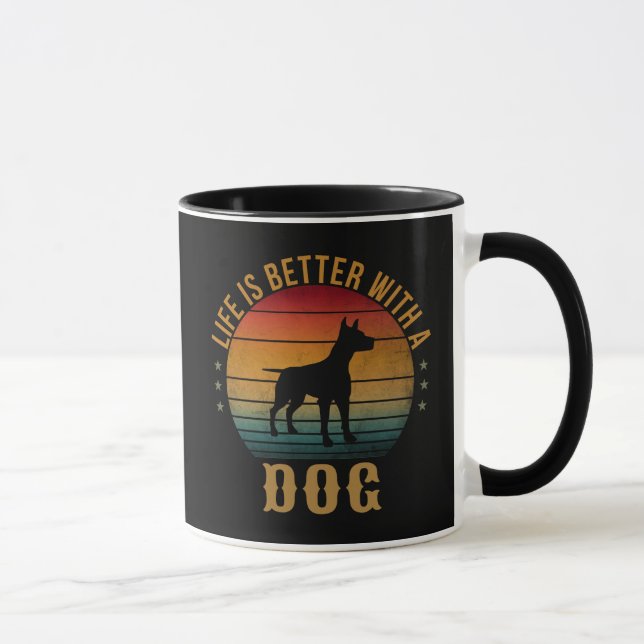 LIFE IS BETTER WITH A DOG  MUG (Right)