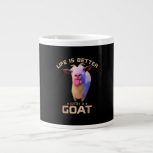 Life Is Better With A Goat Gift Large Coffee Mug
