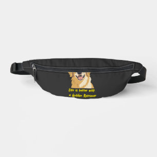 Life Is Better With a Golden Retriever � Dog Lover Bum Bags