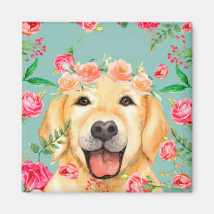 Life Is Better With A Golden Retriever Magnet