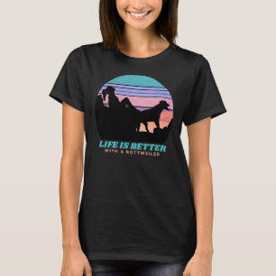 Life Is Better With A Rottweiler Women  Active T-Shirt