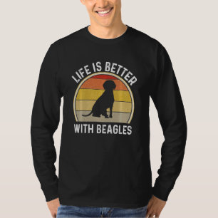 Life Is Better With Beagles For Men Beagle T-Shirt