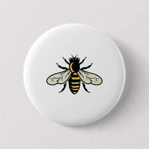 Life Is Better With Bees Bee Biologist Earth Day T 6 Cm Round Badge