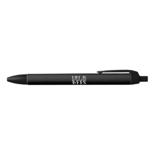 Life Is Better With Bees Black Ink Pen