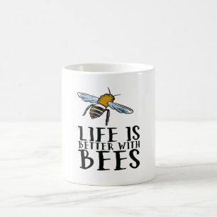 Life Is Better With Bees Coffee Mug