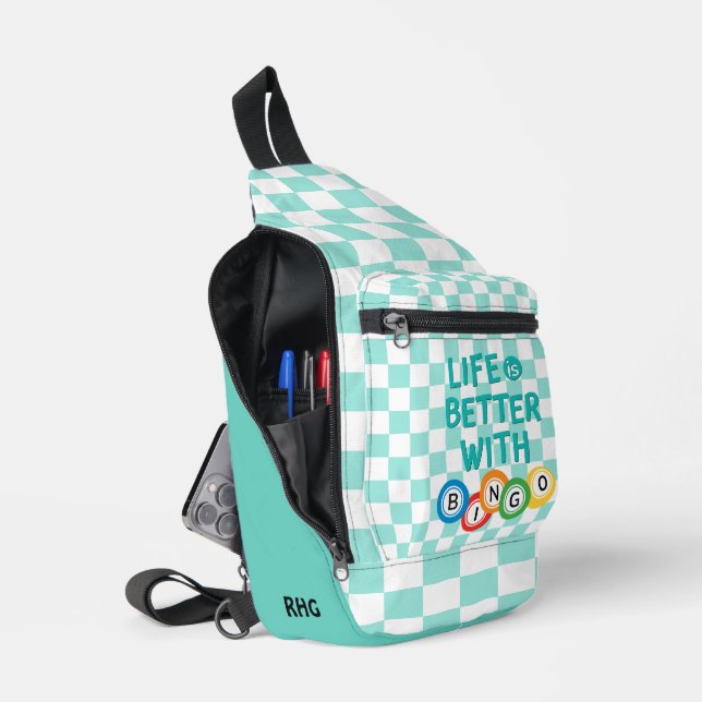 Life is Better With Bingo Sling Bag (Open)