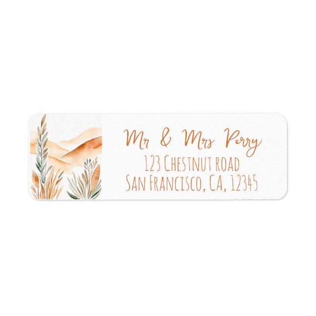Life Is Better with Boho Vibes - Return Address Label (Front)
