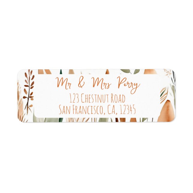 Life Is Better with Boho Vibes - Return Address Label (Front)