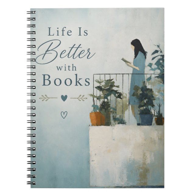 Life is Better With Books (Front)