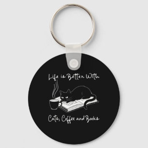 Life Is Better With Cats Key Ring