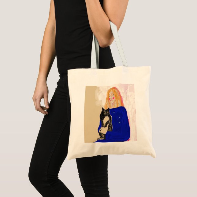 LIFE IS BETTER WITH CATS  TOTE BAG (Front (Product))