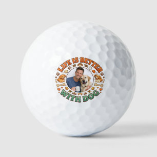 Life Is Better With Dog Father’s Day Golf Balls