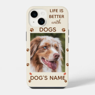 Life Is Better with Dogs – Custom Pet Phone Case
