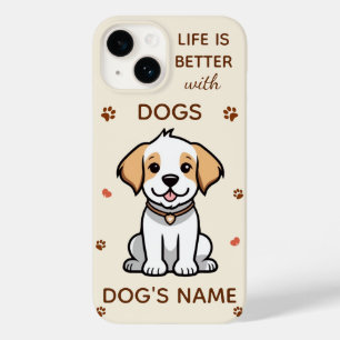 Life Is Better with Dogs iPhone Case – Custom Gift