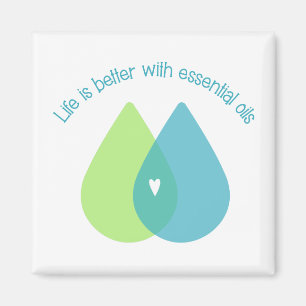 Life is Better with Essential Oils Magnet
