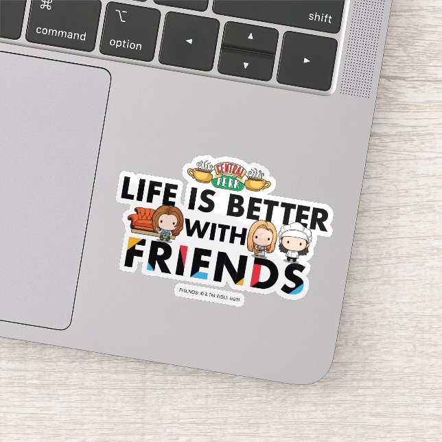 Life is Better with FRIENDS™ Chibi Art (Detail)