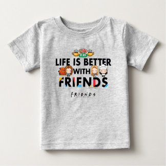 Life is Better with FRIENDS™ Chibi Art Baby T-Shirt