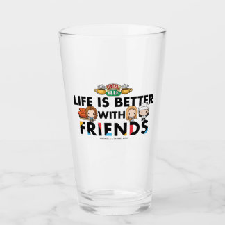 Life is Better with FRIENDS™ Chibi Art Glass