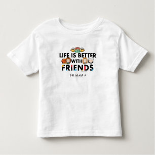 Life is Better with FRIENDS™ Chibi Art Toddler T-Shirt